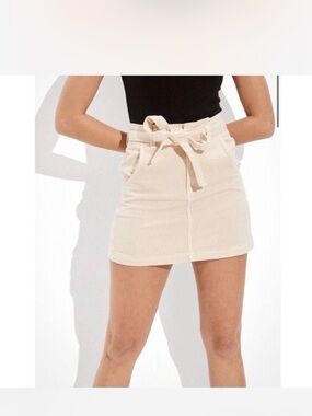 American Eagle Tie-Waist Mini Skirt